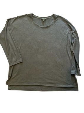 Banana Republic Women’s Black Elbow Sleeve Top – Size XXL- Stretch Casual Tee